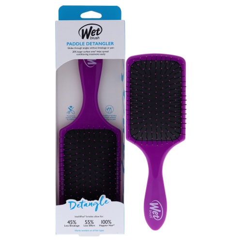 Paddle Detangler Brush - Purple by Wet Brush for Unisex - 1 Pc Hair Brush