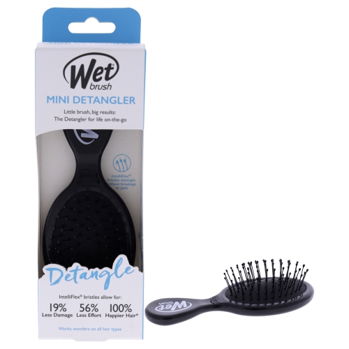 WET BRUSH  Mini Detangler Brush - By for Women - 1 PC Hair Brush In Black Love
