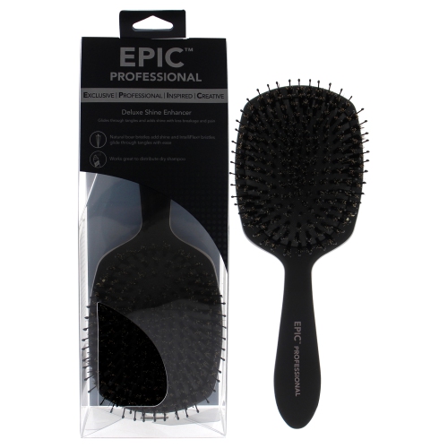 WET BRUSH  Pro Epic Deluxe Shine Enhacer Brush - By for Unisex - 1 PC Hair Brush In Black