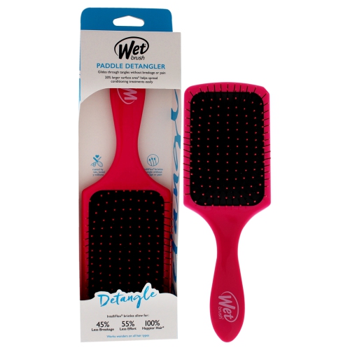 Paddle Detangler Brush - Pink by Wet Brush for Unisex - 1 Pc Hair Brush