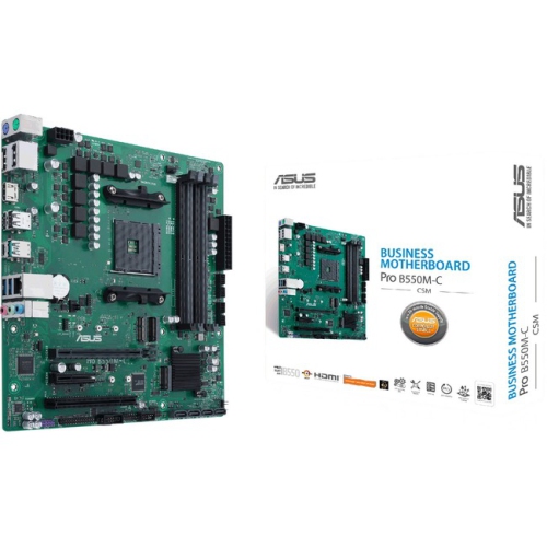 Asus PRO B550M-C/CSM Desktop Motherboard PRO B550M-C/CSM