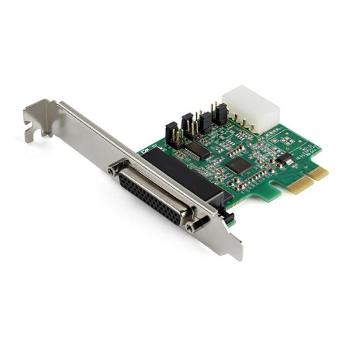 StarTech 4-port PCI Express RS232 Serial Adapter Card - PCIe to Serial DB9 RS-232 Controller Card - 16950 UART - Windows macOS Linux