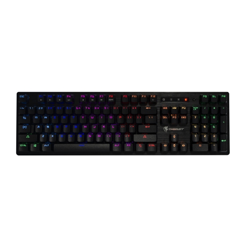 DIGIFAST  Lk32 Mechanical RGB Gaming Keyboard, Optical Linear Switches 100 Million Durability, Customizable Color, Textured Surface, Water-Resistant