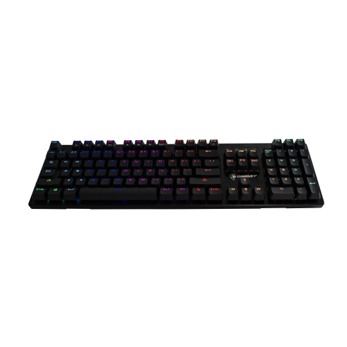 Digifast LK32 Mechanical RGB Gaming Keyboard, Optical Linear Switches 100 Million Durability, Customizable Color, Textured Surface, Water-Resistant