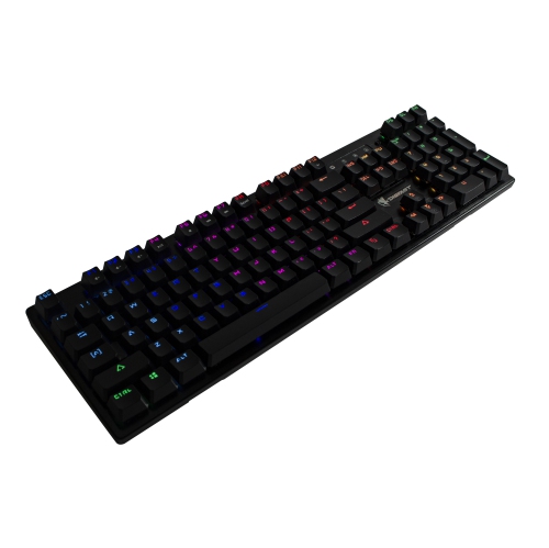 Digifast LK32 Mechanical RGB Gaming Keyboard, Optical Linear Switches 100 Million Durability, Customizable Color, Textured Surface, Water-Resistant