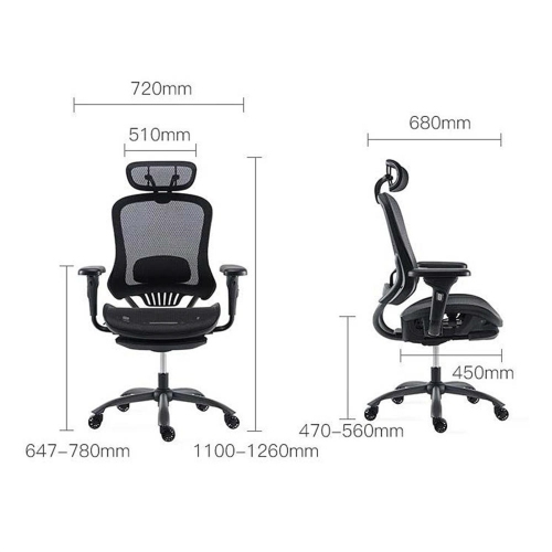 Luxury Ergonomic Office Chair with Headrest and Footrest, Manager and Executive Task Chair Computer Desk Chair Supports up to 275 lbs