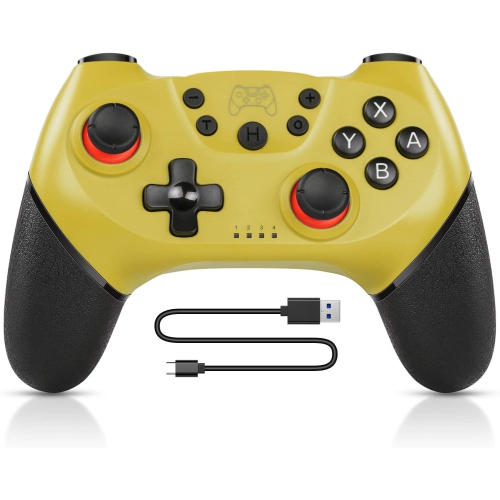 Wireless Pro Controllers for Nintendo Switch & Switch Lite Bluetooth Switch Controllers Gamepad Joystick Console,PC Controller Supports Gyro Axis Tur