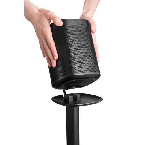 Boost Industries S1-FLR2 Black Height Adjustable Floor Speaker Stand for SONOS® ONE, SONOS® ONE SL and SONOS Play:1