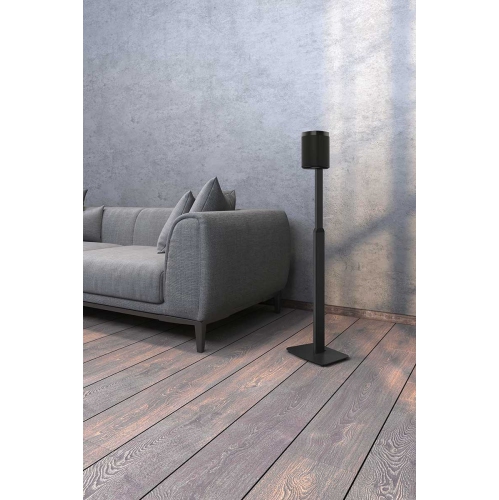 Boost Industries S1-FLR2 Black Height Adjustable Floor Speaker Stand for SONOS® ONE, SONOS® ONE SL and SONOS Play:1