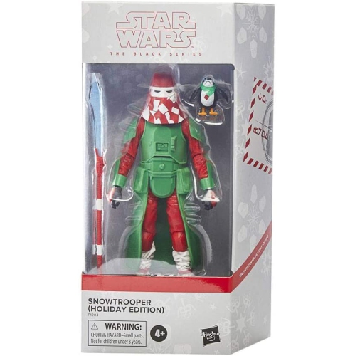 Star Wars The Black Series Holiday Edition 6 Inch Action Figure Box Art Exclusive - Snowtrooper