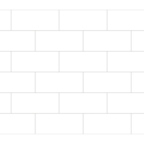 Dosseret autocollant Metro d'InHome - Blanc