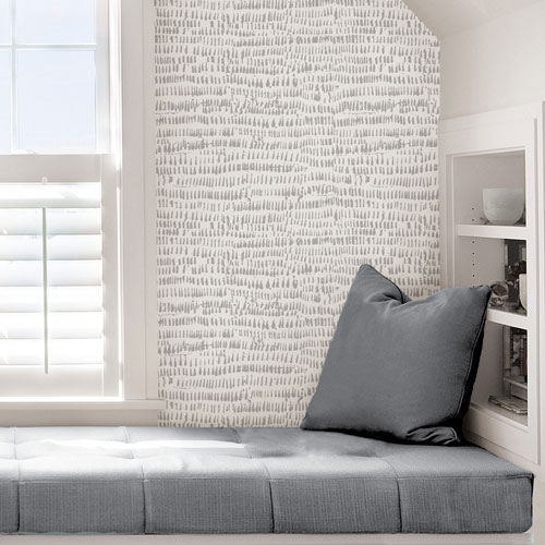 NuWallpaper Kylver Peel & Stick Wallpaper - Grey