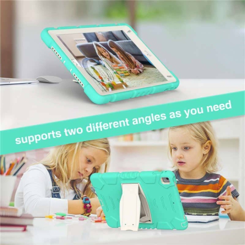 Shockproof Heavy Duty Rugged Defender Hard Case Kickstand Cover for iPad Air 1 2 1st 2nd Gen / Pro 9.7", Mint