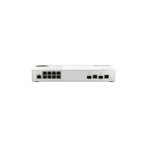 QNAP QSW-M2108-2C Entry-level 10GbE and 2.5GbE Layer 2 Web Managed Switch for SMB Network Deployment