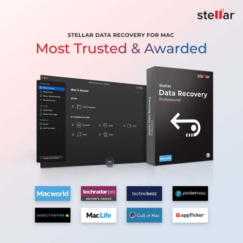 Stellar Data Recovery Software for Mac Professional Recovers Deleted Data, Photos, Videos, Emails 1 PC 1 Year - Digital Download