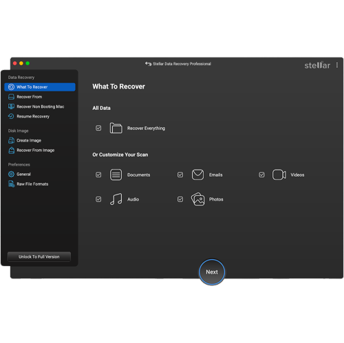 Stellar Data Recovery Software for Mac Professional Recovers Deleted Data, Photos, Videos, Emails 1 PC 1 Year - Digital Download