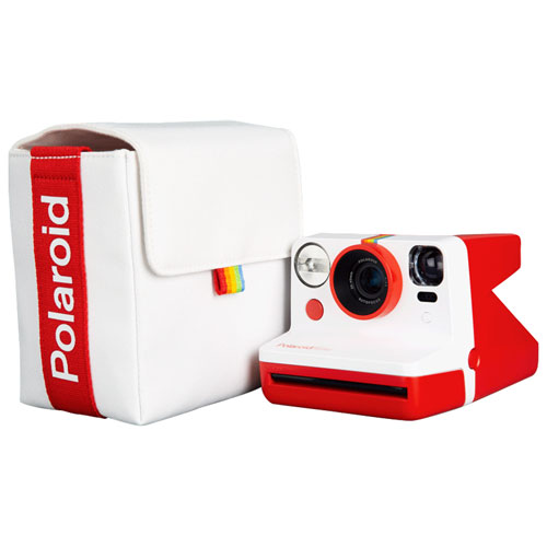 Polaroid Now Instant Camera Bag - White/Red