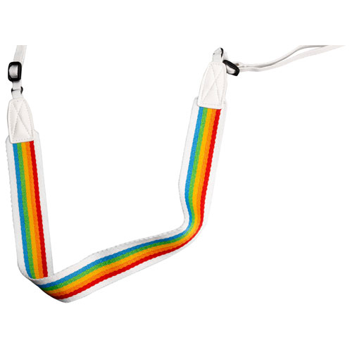 Polaroid Flat Camera Strap for Now/OneStep+/OneStep 2 - Grey/Rainbow