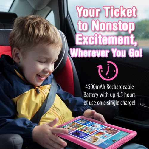 Contixo 10" Kids Tablet, 2024 Model, 80 FREE Disney Storybooks, Educational Android Tablet for Kids 3-12, 32GB, Parental Controls, Kid-Proof Case