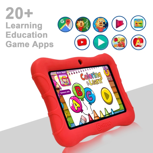 Contixo V9 Kids Tablet, 7" Inch HD, Wi-Fi , Educational Apps Pre-Installed, Parental Control - Android 11, 16GB, Learning Tablet for Kids Ages 3-7