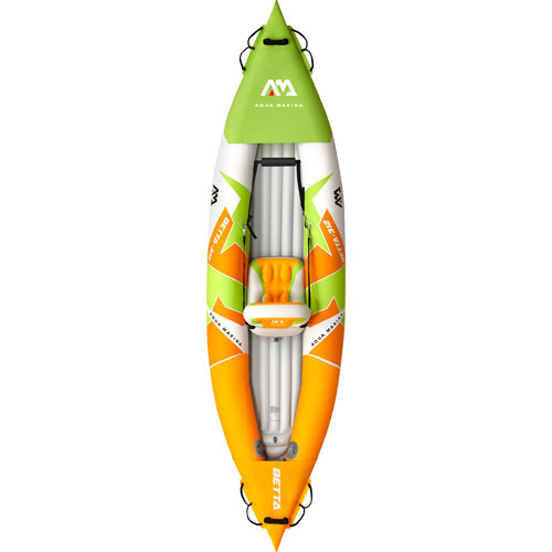 Aqua Marina Betta 10 ft. 2 in. Inflatable Kayak - Green/White/Orange