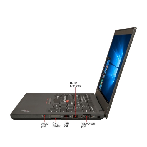 Refurbished - Lenovo T450 Ultrabook (Intel Core i5 5300U, 8GB Ram, 256GB SSD, Webcam, Win 10, 14")