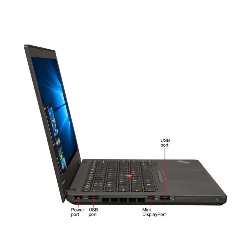 Refurbished - Lenovo T450 Ultrabook (Intel Core i5 5300U, 8GB Ram, 256GB SSD, Webcam, Win 10, 14")