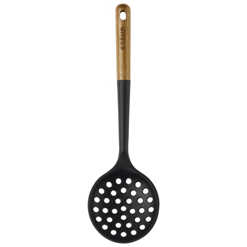 STAUB 31 cm Silicone Skimming Ladle, Black