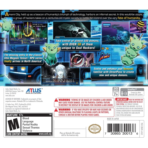 Shin Megami Tensei&nbsp;: Devil Summoner - Soul Hackers [Nintendo 3DS]