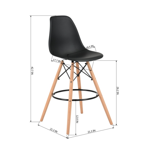 Furniture R Fixed Height Cafe Bar Stool