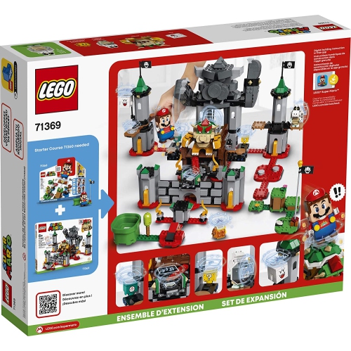 LEGO Super Mario: Bowser's Castle Boss Battle Expansion - 1010 Piece Building Kit [LEGO, #71369, Ages 8+]