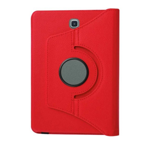TopSave 360 Rotating PU Leather Tablet Case For Samsung Tab A 8"(2015) T350, Red