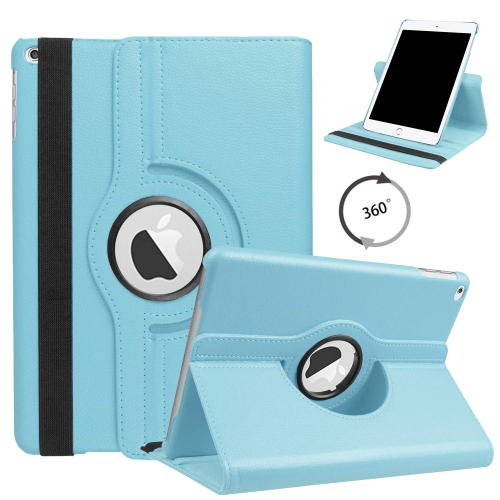 CC  Topsave 360 Rotating Pu Leather Tablet Case for Ipad Mini 4(2015) In Light Blue