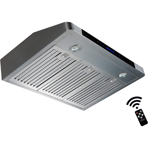 Hotte de cuisine mince de 860 pi3/min en acier inoxydable de ROXON avec hotte INTÉGRÉE RXN-U15BS-30 À DISTANCE