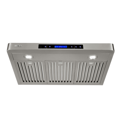 ROXON 860 CFM Slim Range Hood Stainless Steel Kitchen Exhaust Fan Under Cabinet Style with REMOTE