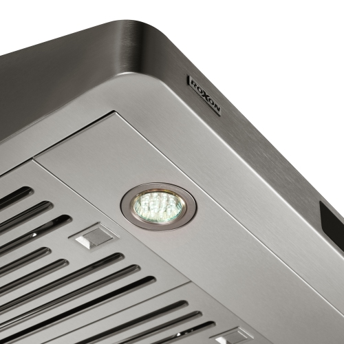 ROXON 860 CFM Slim Range Hood Stainless Steel Kitchen Exhaust Fan Under Cabinet Style with REMOTE