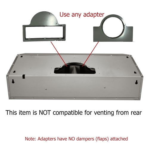ROXON 860 CFM Slim Range Hood Stainless Steel Kitchen Exhaust Fan Under Cabinet Style with REMOTE