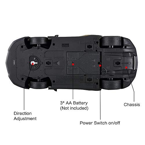 Toy Lamborghini Car | RASTAR 1:14 Lamborghini Aventador SVJ Remote Control Model Car, Super RC Sport Racing Car for Kids Boys Gifts, 2.4GHz(White)