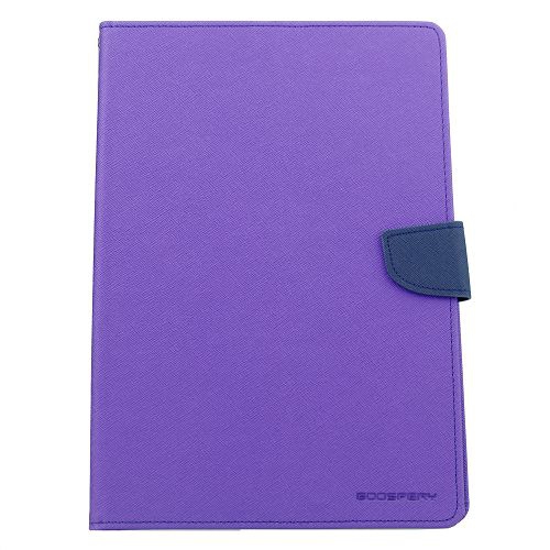 GOOSPERY  Topsave Fancy Card Holder Fabric+Tpu Folio Flip Tablet Cover for Ipad Mini 4 In Purple