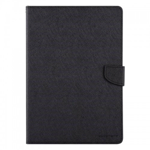 GOOSPERY  Topsave Fancy Card Holder Fabric+Tpu Folio Flip Tablet Cover for Ipad Pro 12.9"(2018) In Black