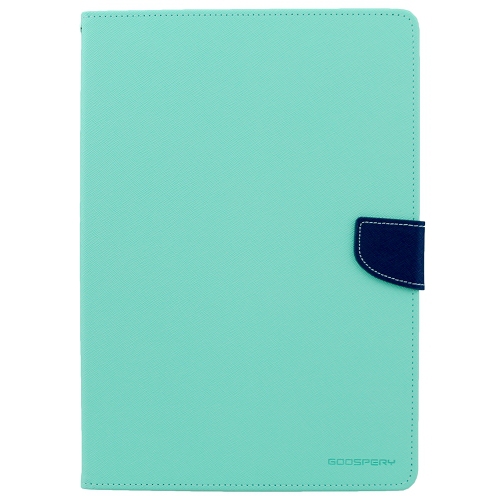 GOOSPERY  Topsave Fancy Card Holder Fabric+Tpu Folio Flip Tablet Cover for Ipad Pro 12.9"(2018) In Teal