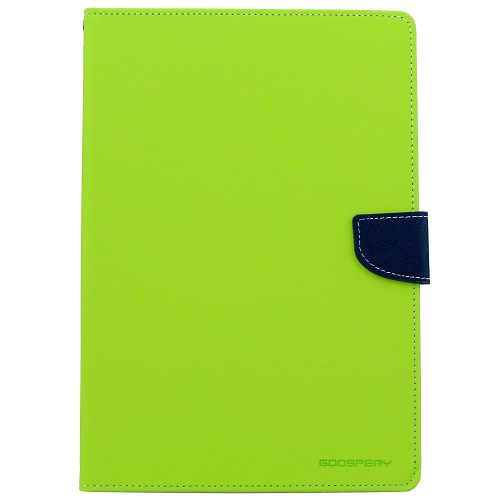 GOOSPERY  Topsave Fancy Card Holder Fabric+Tpu Folio Flip Tablet Cover for Ipad 9.7" 2017 2018 In Green