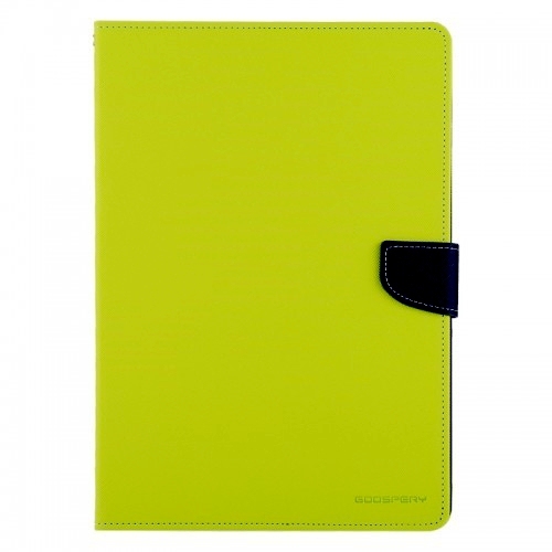 GOOSPERY  Topsave Fancy Card Holder Fabric+Tpu Folio Flip Tablet Cover for Ipad Pro 12.9"(2018) In Green