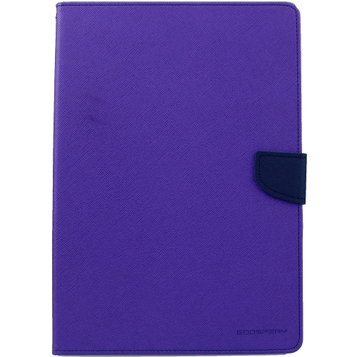 GOOSPERY  Topsave Fancy Card Holder Fabric+Tpu Folio Flip Tablet Cover for Ipad Pro 11"(2018) In Purple