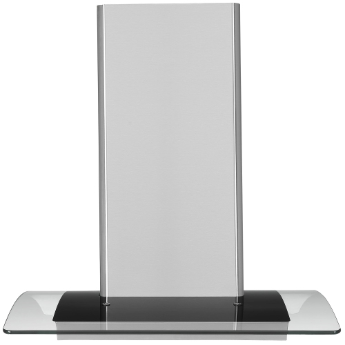 Ancona 30" 450 CFM Convertible Island Glass Canopy Range Hood in Stainless Steel with Auto Night Light Feature