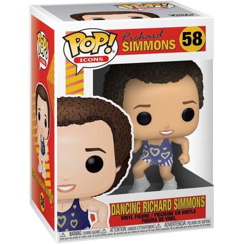 Pop Icons Richard Simmons 3.75 Inch Action Figure - Richard Simmons #58