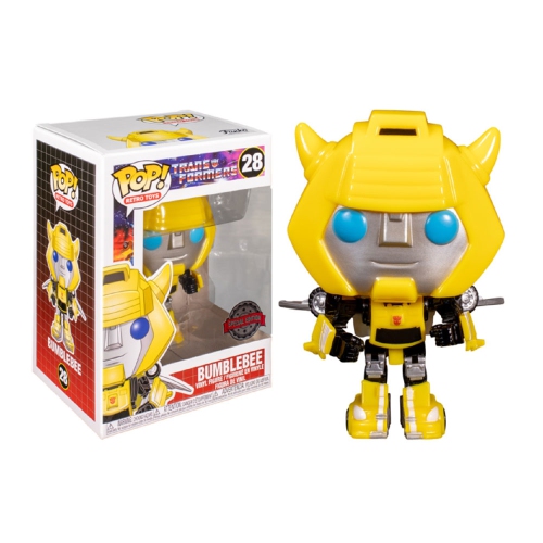 FUNKO  Pop Retro Toys Transformers 3.75 Inch Action Figure Exclusive - Bumblebee #28