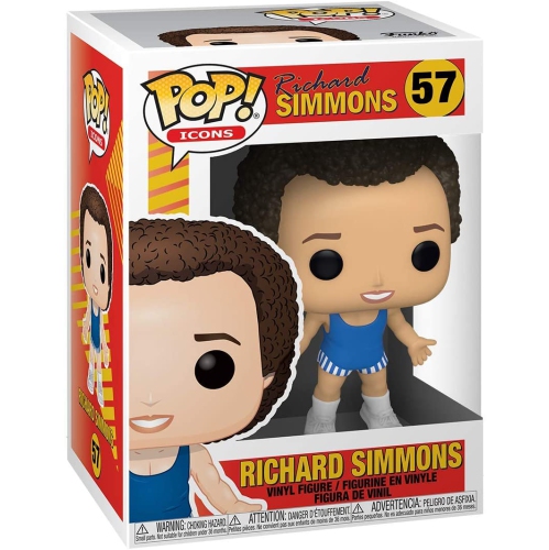 Pop Icons Richard Simmons 3.75 Inch Action Figure - Richard Simmons #57