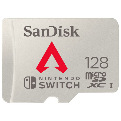 Carte mémoire microSDXC 100 Mo/s 128 Go de SanDisk pour Nintendo Switch - Apex Legends