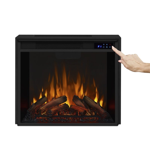 Real Flame VividFlame Electric Firebox in Black